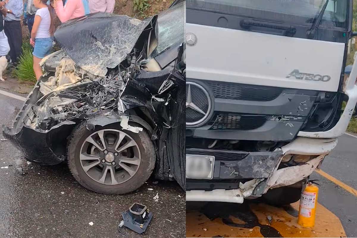Accidente en la vía Garagoa-Las Juntas en Boyacá, deja una mujer atrapada en vehículo